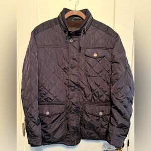 Johnston & Murphy Quilted Jacket - Dark Blue